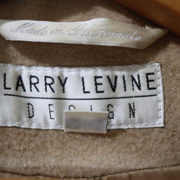 Larry Levine Design 100% Camel Hair Long Line Trench Coat 10 - Picture 9 of 16